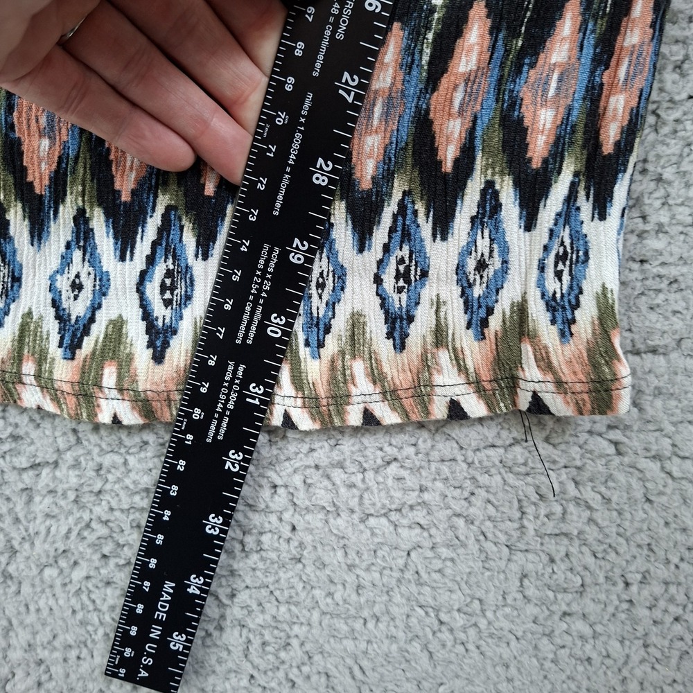 Peace & Pearls Women's Soft Printed Wide Leg Printed Pants Size Large - Picture 6 of 10